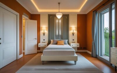 Μελέτη Master bedroom, master bathroom art deco