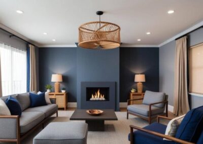 Μελέτη για ανακαίνιση καθιστικού σε διαμέρισμα στο Χαλάνδρι