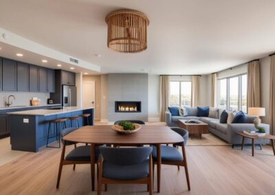 Μελέτη σαλόνι κουζίνας σε όροφο διαμέρισμα στην Ηλιούπολη.