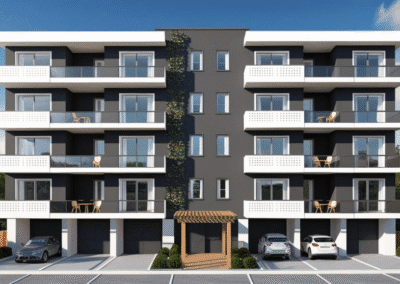 Πρόταση εξωτερικής όψης για πολυκατοικία στα Νότια Προάστια