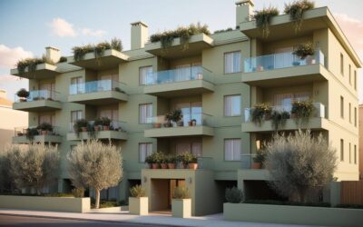 Πρόταση εξωτερικής όψης πολυκατοικίας στα Νότια προάστια.